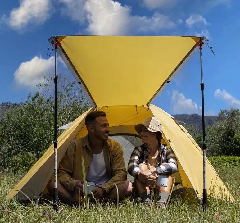 Палатка трехместная Naturehike P-Series NH18Z033-P, 210T/65D, темно-синяя Фото 2